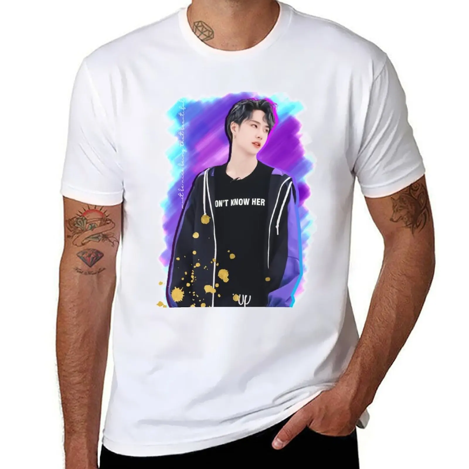 

Wang Yibo T-Shirt printed t shirts for man t shirt man designer T-Shirt