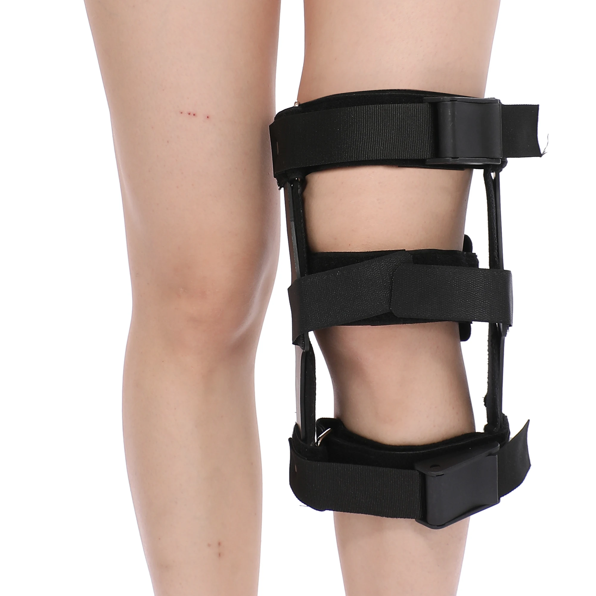 Adjustable Knee Brace for Sprain Fixation with Patella Fixation and Knee Joint Orthopedic Brace