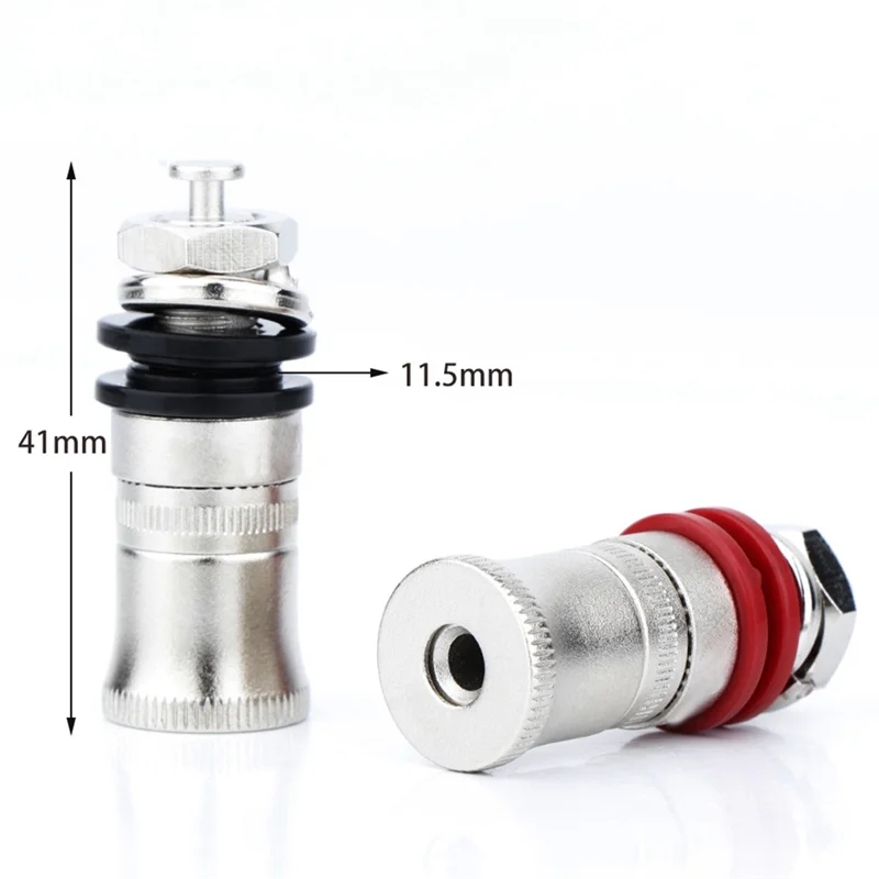 Excellent-Rhodium Plated Speaker Amplifier Binding Post Terminal Banana Plug Socket Output Connector Hifi Audio DIY