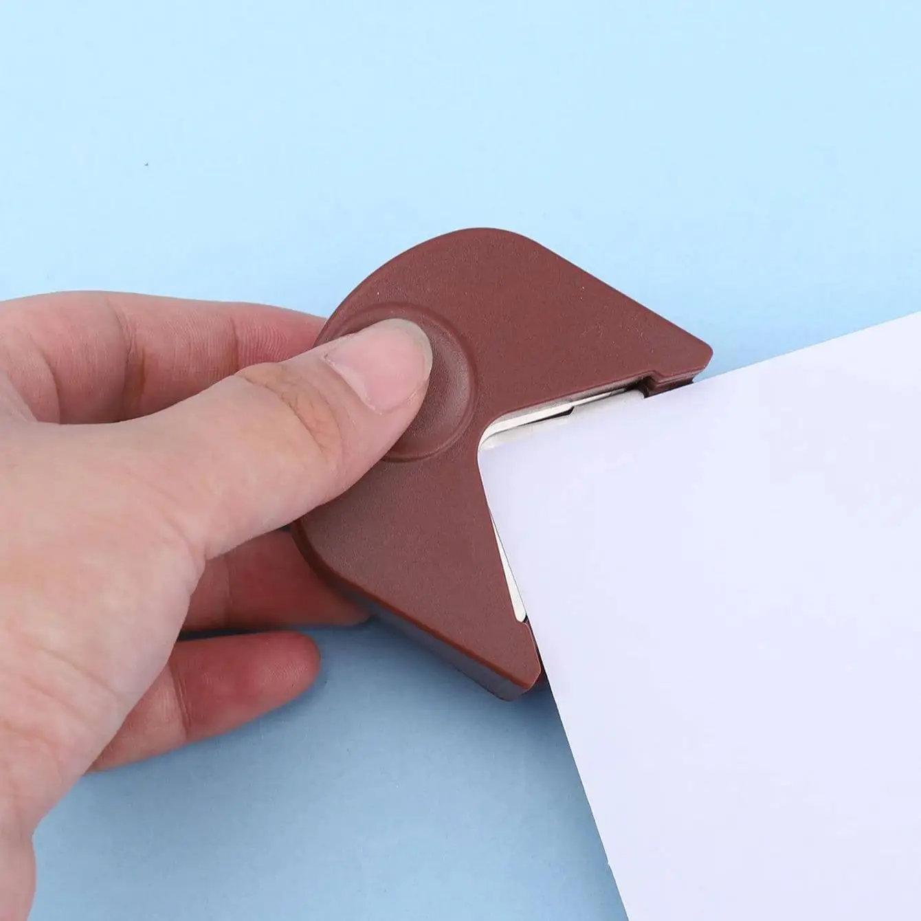 1 قطعة مستدير زاوية R4 محمول بسيط ، بطاقة تهنئة قابلة للضغط يمكنك صنعها بنفسك بطاقة تهنئة للصور مدببة زاوية مشذب الورق ، بيان القرطاسية