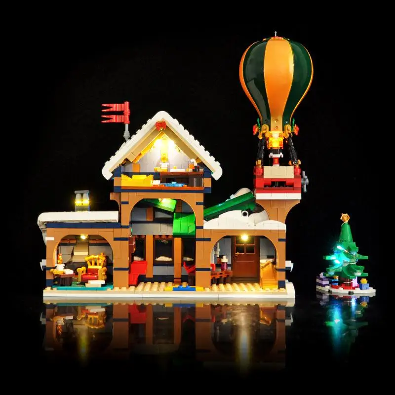 

Комплект светодиодного освещения LYBMTWF, совместимый с Lego 1039 Модель офисного здания Santas Post (НЕ включает модели кирпичей)