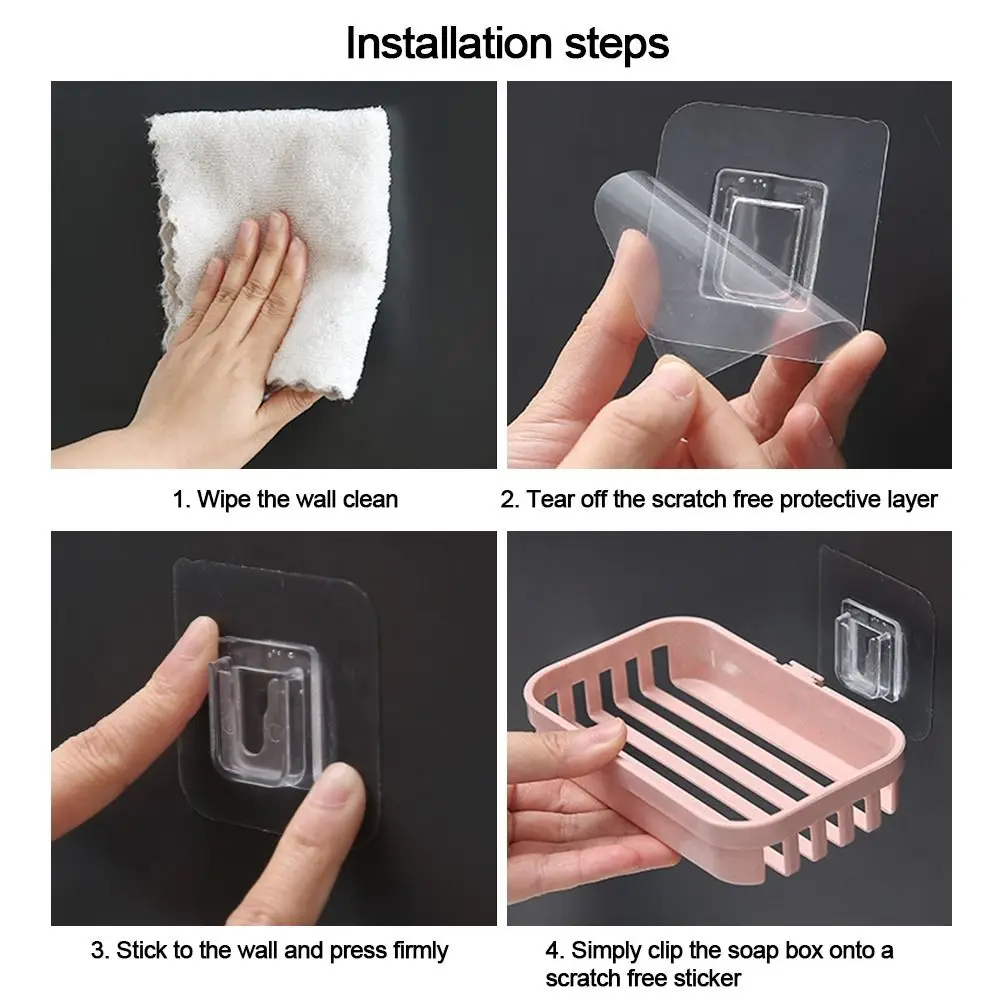 Single Double Layer Soap Dish Durable Fashion Soap Box Storage Holder Stand Tray Soap Container Tray