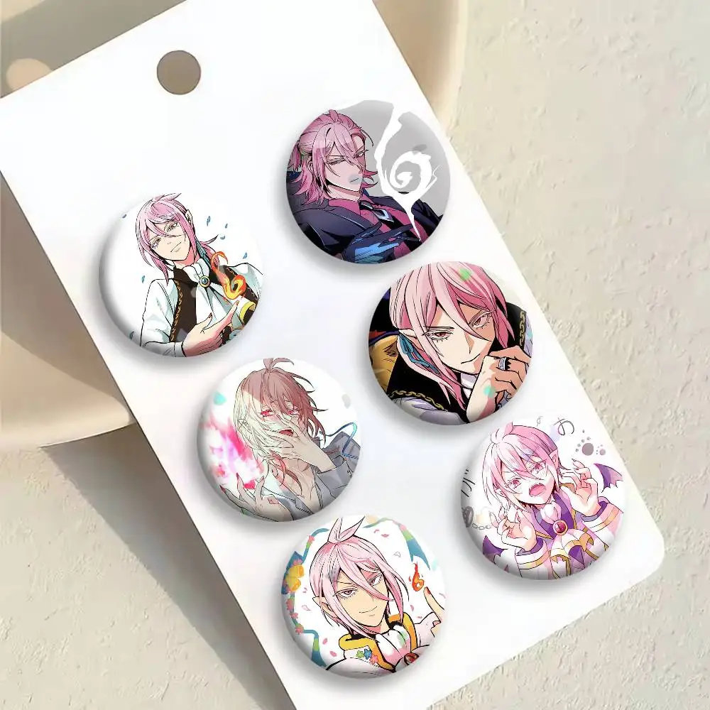Welcome to Demon School! Iruma-kun Alice Asmodeus Button Pins Backpack Clothing Decor Brooch Badge Jewelry Gifts for Kids