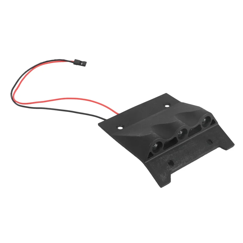 Garniture de plaque de toit en plastique A04F-2X avec jeu de lumière LED adapté aux pièces de voiture RC 1/5 HPI ROFUN ROVAN KM BAJA 5B 5T 5SC