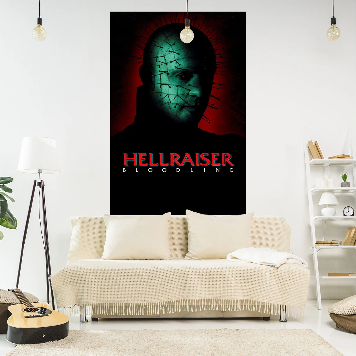 Hellraisers Horror Movie Boho Decoration Home Decor Halloween Jack-O-Lantern Wall Tapestry Wall Decor Bedroom Hippie Decor