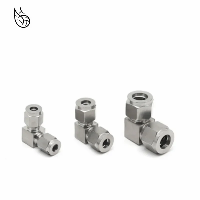 Stainless Steel 304 Compressor Double Ferrule Connector 6mm 8mm 10mm 12mm 1/4