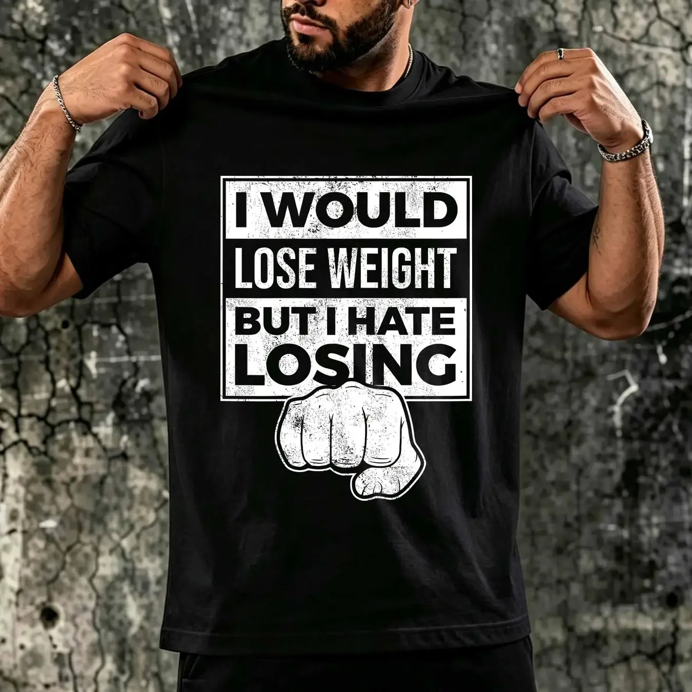 washed T Shirt Funny I Would Lose Weight But Hate Losing Obesity long or short sleeves vintage Washed designer clothes