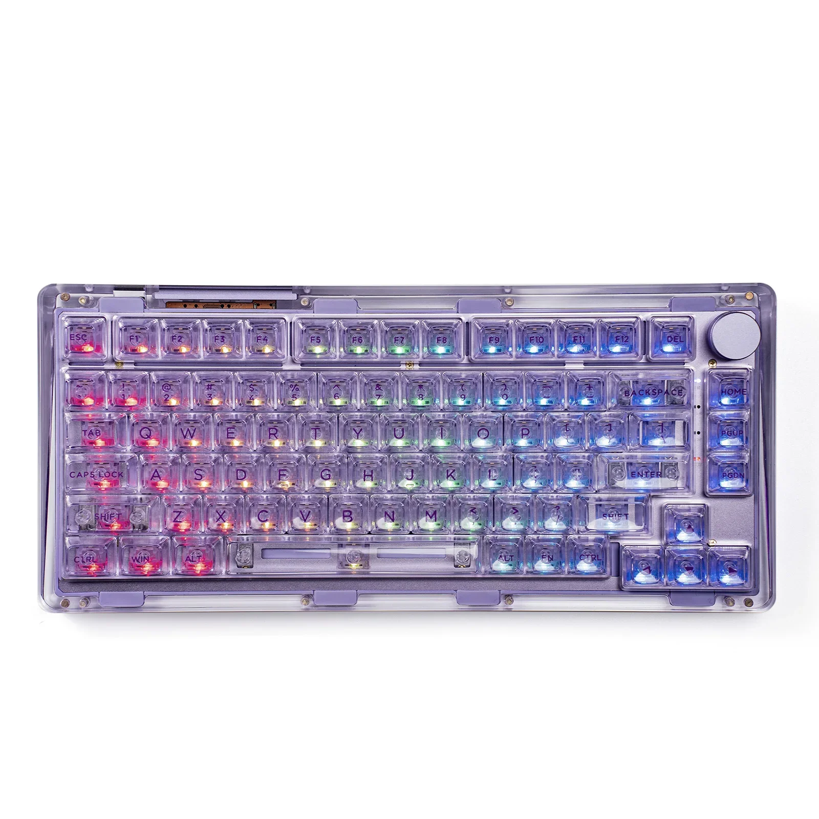 KiiBOOM Phantom 81 keypads & keyboards pcb 75% Hot-swappable Acrylic Gasket Mechanical Keyboard computer keyboard