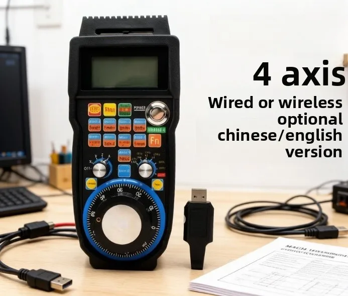 USB CNC Motion Control Card 4/6-Axis Interface Board for Engraving Machine, High Precision Stepper Motor Controller