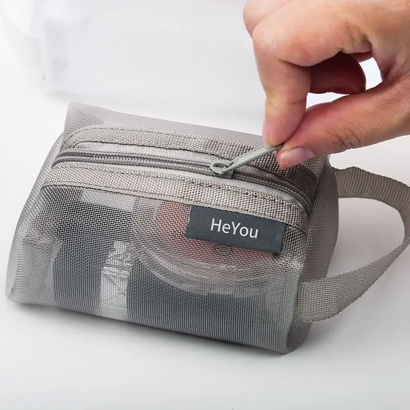 إصدار جديد! حقيبة مربعة شبكية مرئية ثلاثية الأبعاد - حقيبة عملات معدنية باللون الأسود والأبيض |   سعة كبيرة للمكياج/الإكسسوارات، منظم أنيق