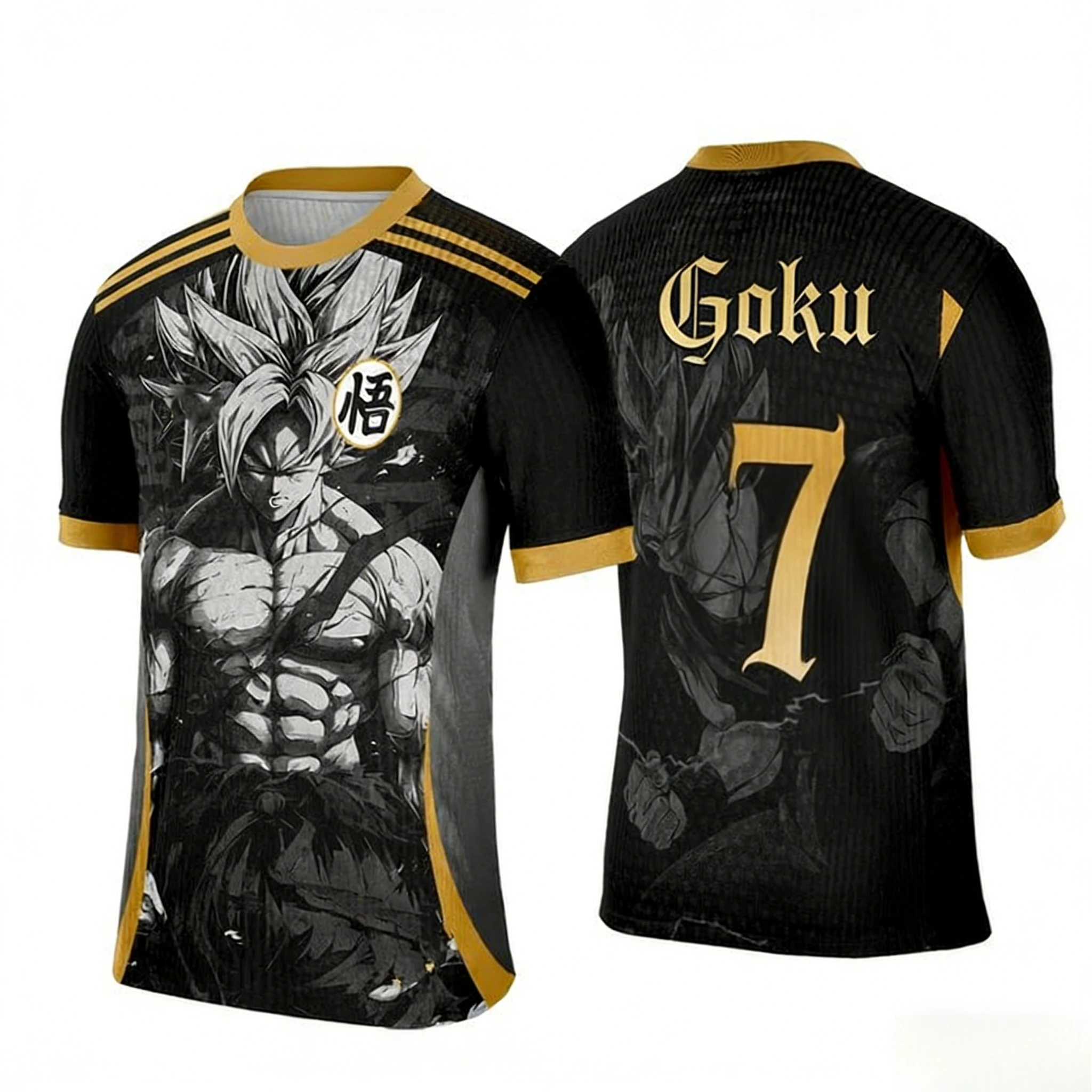 Nueva Camiseta Gráfica de Dragon Ball Z Teen Gohan SSJ2 para Hombre, Camiseta Informal de Manga Corta, Estilo Urbano, para Fans de DBZ
