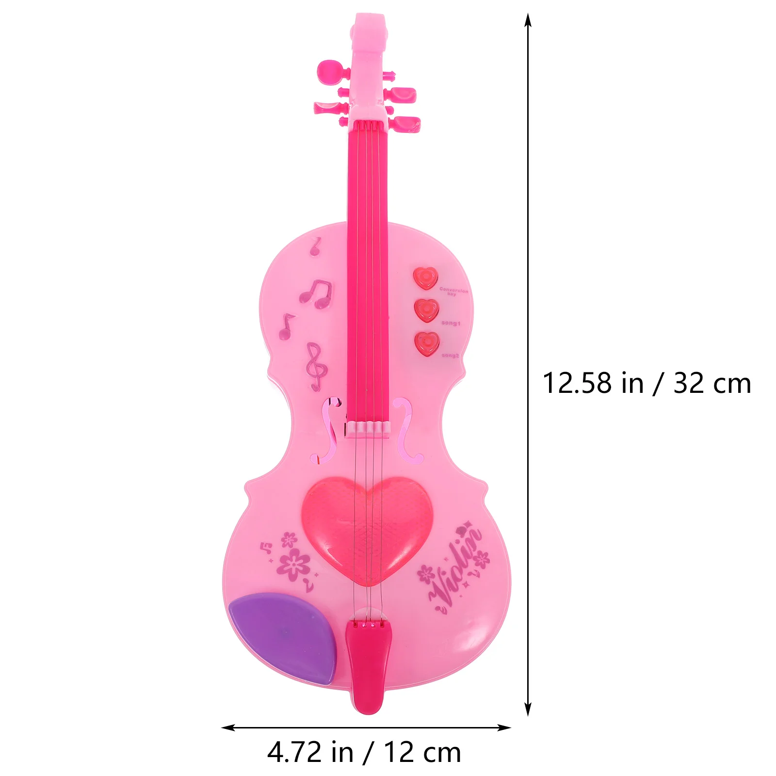 子供のための模造バイオリンギター,おもちゃ,音楽教育,バラ色のプラスチック,教育玩具