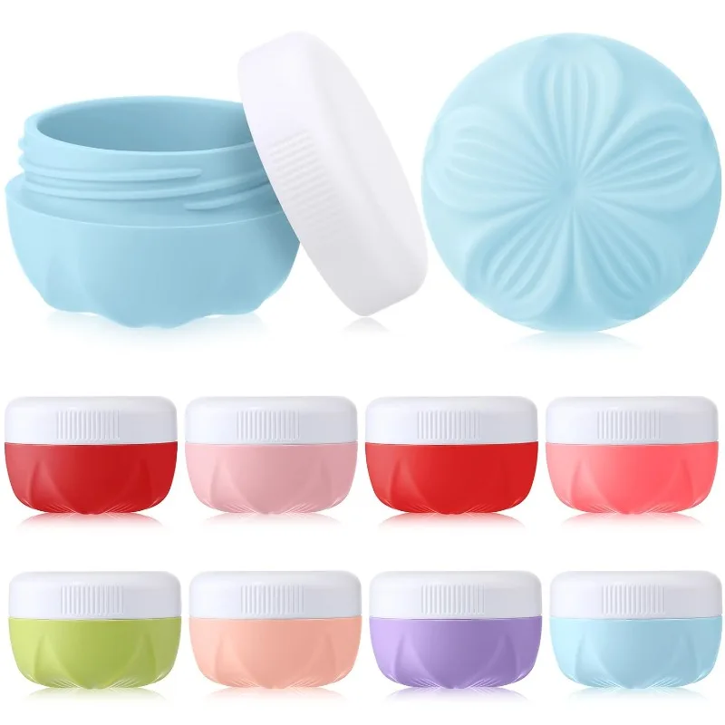 1pc Portable Leak-proof Cosmetics Lotion Packaging Cans 30ml Silicone Cream Jars Travel Toiletries Containers Refillable Bottles