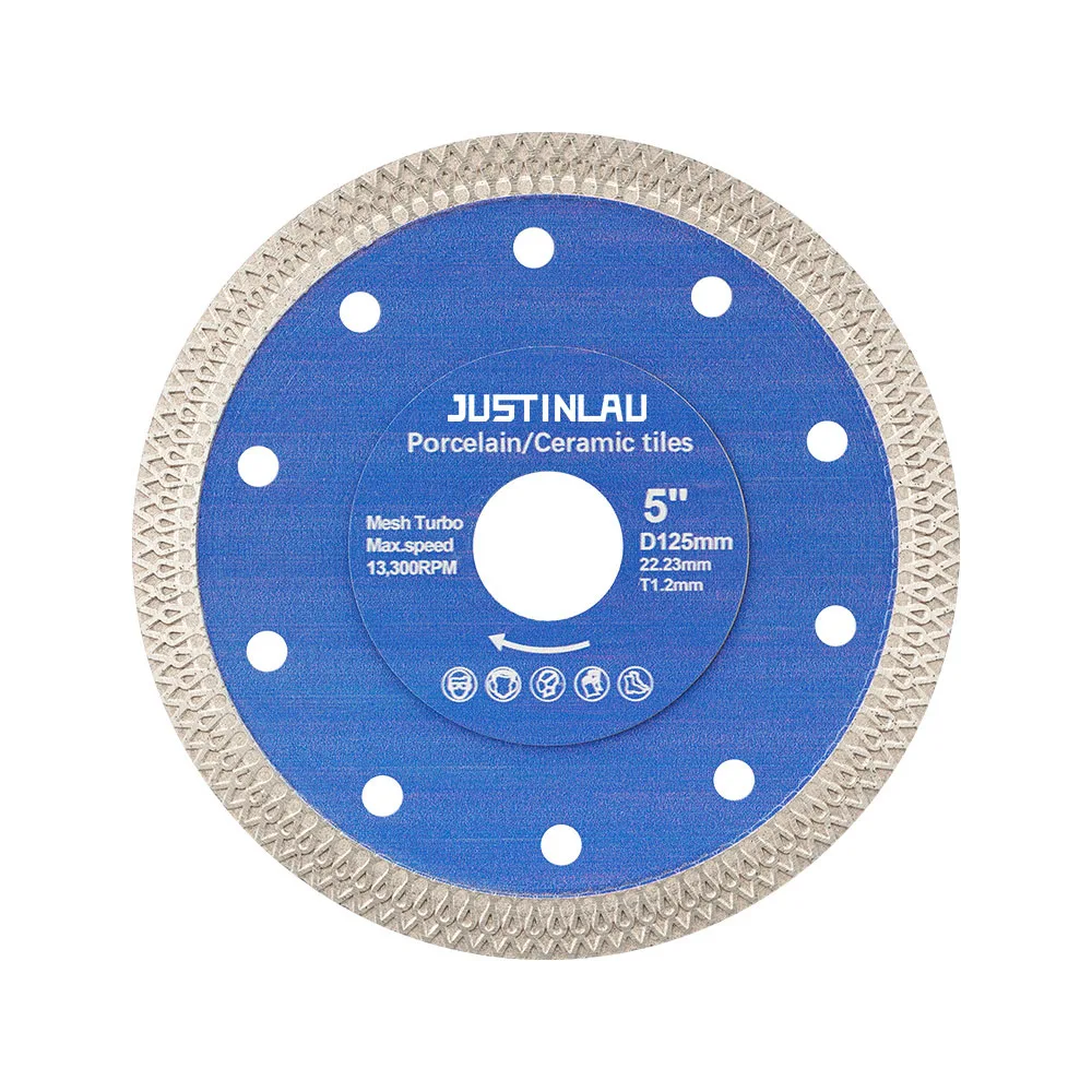 JUSTINLAU disco da taglio diamantato piastrelle marmo ceramico taglio a secco e molatura lama per sega circolare accessori per utensili rotativi di