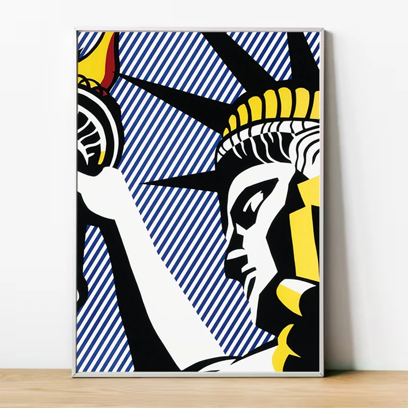 Pop Art Roy Lichtenstein Poster Home Room Decor Office Decoration Painting on Canvas Posters for Wall Decororation Print Bedroom