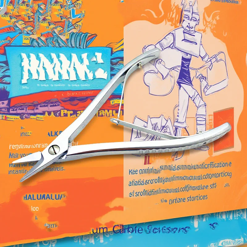 

Mesh Scissors Kirschner Wire cutter Bone Titanium Wire Scissors Instrument