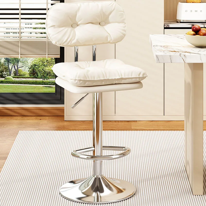 

Luxury Office Bar Stools Designer Accent Counter Nordic Make Up Bar Chairs Comfortable Aesthetic Banqueta Trendy Furniture