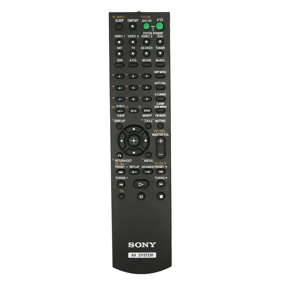 New Remote Control For Sony STR-DE595 STR-DE597 STR-DE598 STR-DE685 STR-DE695 STR-DE885 STR-DE995 A/V Receiver