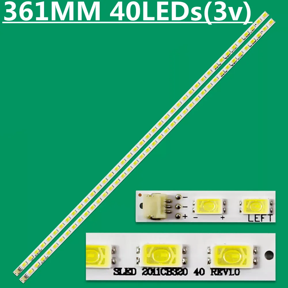 

363MM LED Backlight Strip 40 LEDs for 2011CB320 40 REV1.0 STA320A06 73 31T14 001-2-SK1 KDL-32EX710 T315HW07 HV320WXCSLED