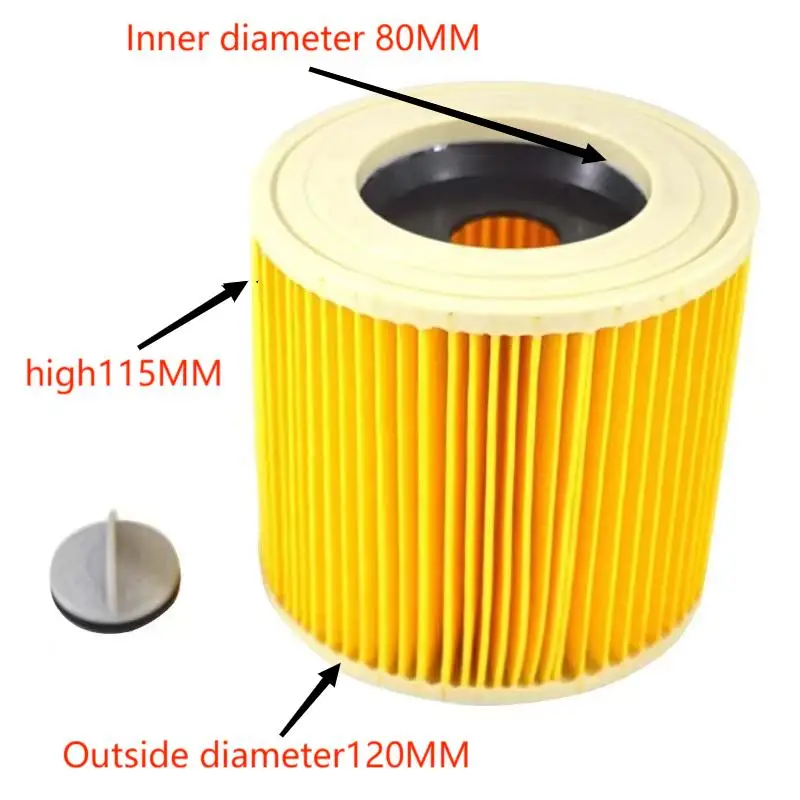 Replacement Dust Bag Hepa Filter For Karcher WD3 Premium WD3200 WD 3300 MV3 Accessories A2004 A2054 Vacuum Cleaner Spare Parts