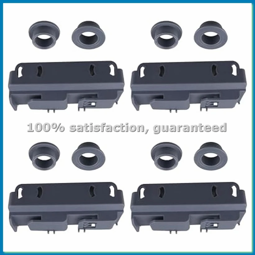 

4Pack WD28X27241 Dishwasher Baskets Rack Carrier and Roller Kit Replacement Part for Dishwasher Lower Rack Wheels-ABLM