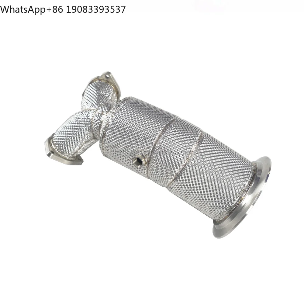 

Downpipe for Audi SQ5 B9 3.0T V6 17-19 Catted With Heat Shield Exhaust Downpie