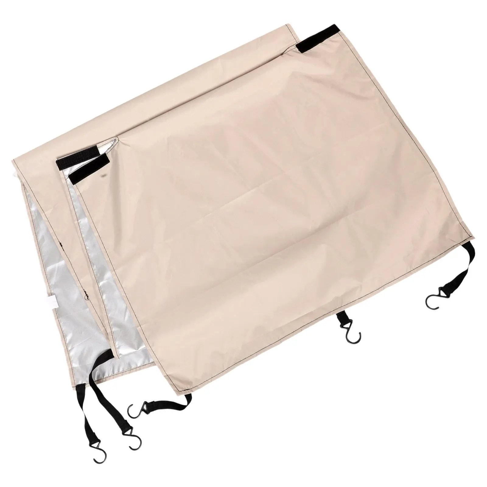 

Heavy Duty Motorcycle Cover 72x220cm All Weather Scooter Protector Rain Sun Windproof for E-Bike Bicycle Outdoor Parking