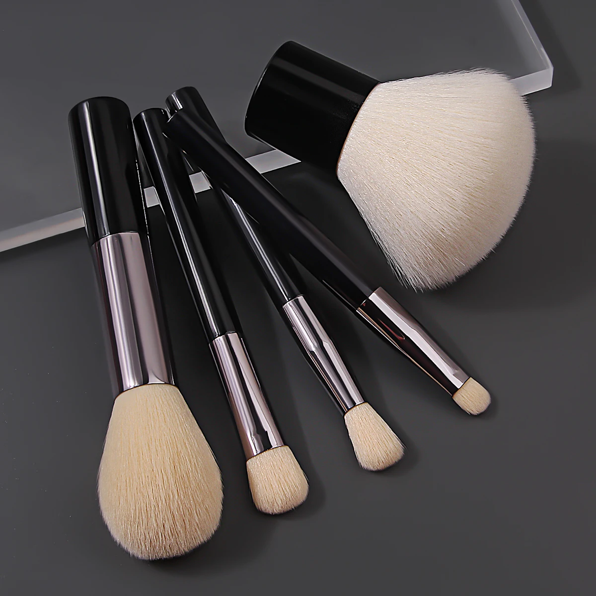 5 قطع من فرشاة أحمر الخدود الناعمة السائبة عالية الجودة، فرشاة تحديد الخدود، فرشاة ظلال العيون، مجموعة فرش مكياج محمولة متعددة الأغراض #2