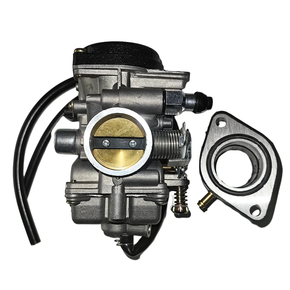 Carburetor W/ Intake Manifold Fit For JIANSHE LONCIN BASHAN 250cc ATV QUAD JS250 Roketa Baja Trail JetMoto Tank 250cc