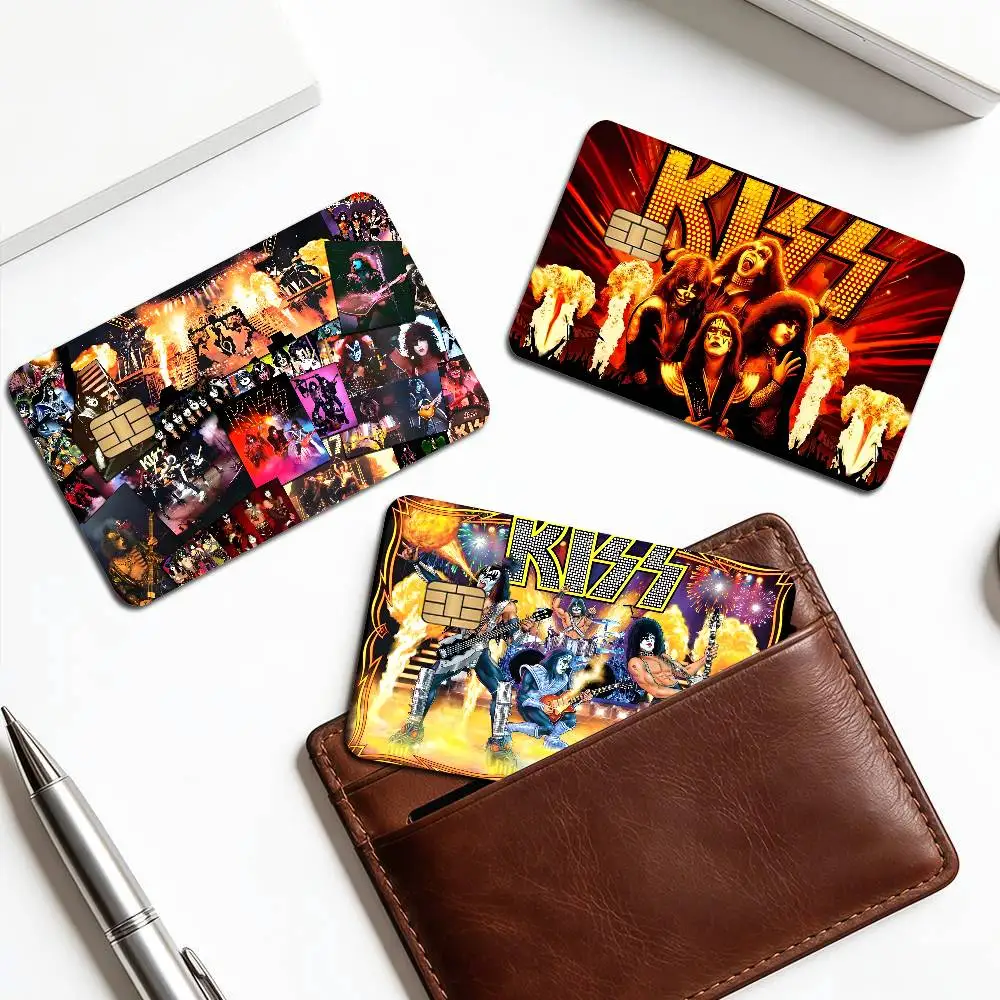 Classic K-Kiss Band Anime Front Cover Film Sticker Skin for Credit Debit Card Small Large Chip view 5