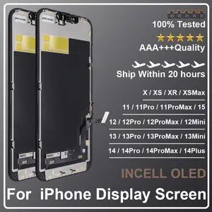 Bilashmart iPhone XS Max XR X LCD Incell AA OLED iphone 14 Plus 13 Mini 13 Pro Max 12 11 OLED Display Screen Digitizer Assembly