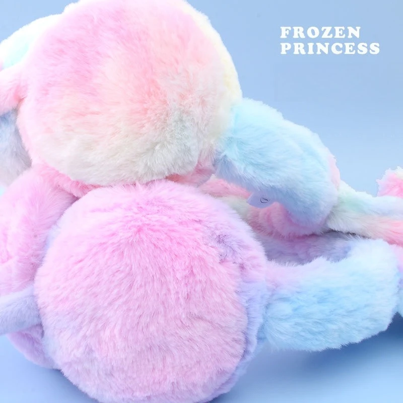 Disney girls earmuffs in autumn and winter warm plush children's ears warm ears ears earmuffs can move girls to prevent cold