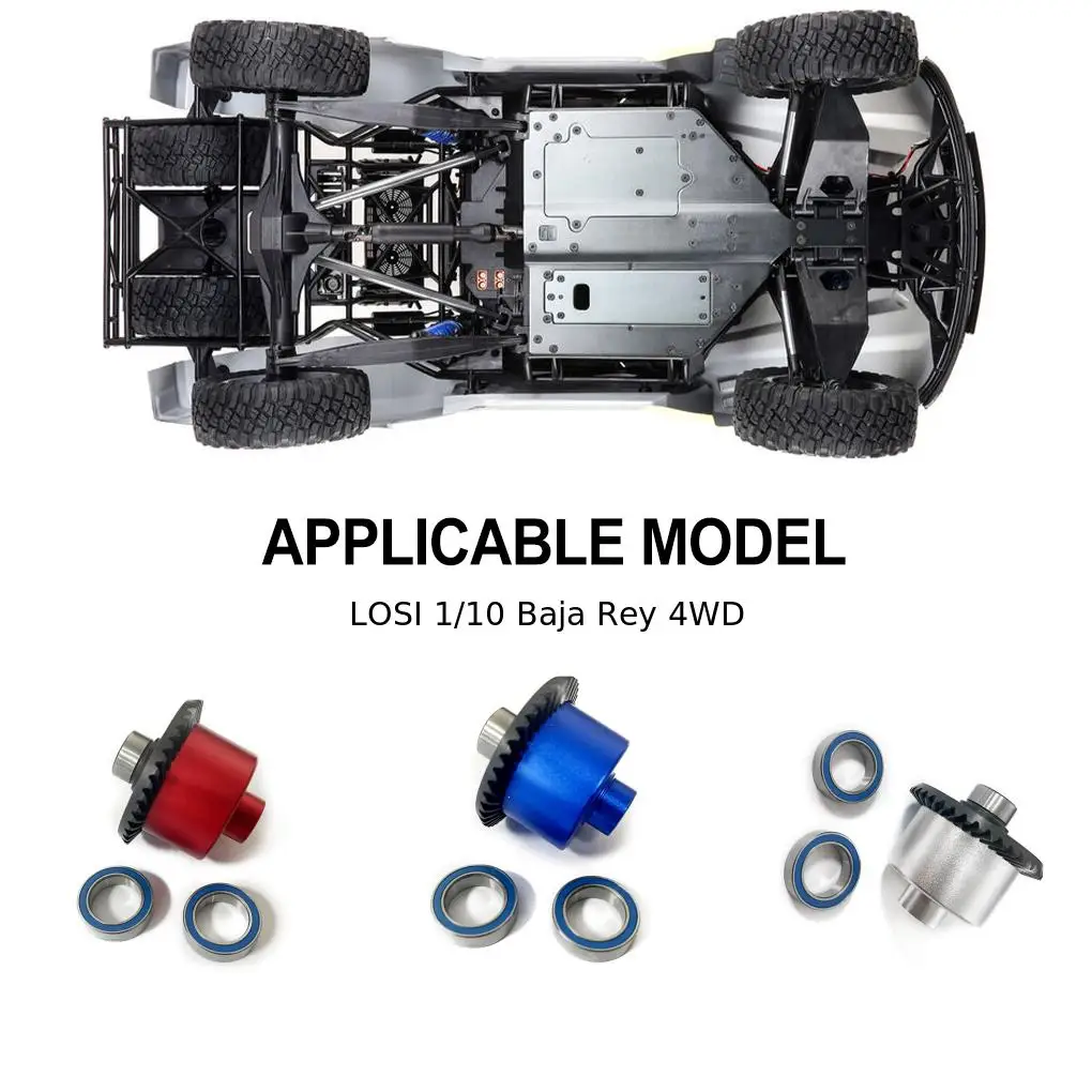 محور خلفي متين من سبائك الألومنيوم RCGOFOLLOW ، عمود تفاضلي ، RC ، LOSI Baja Rey ، 4WD