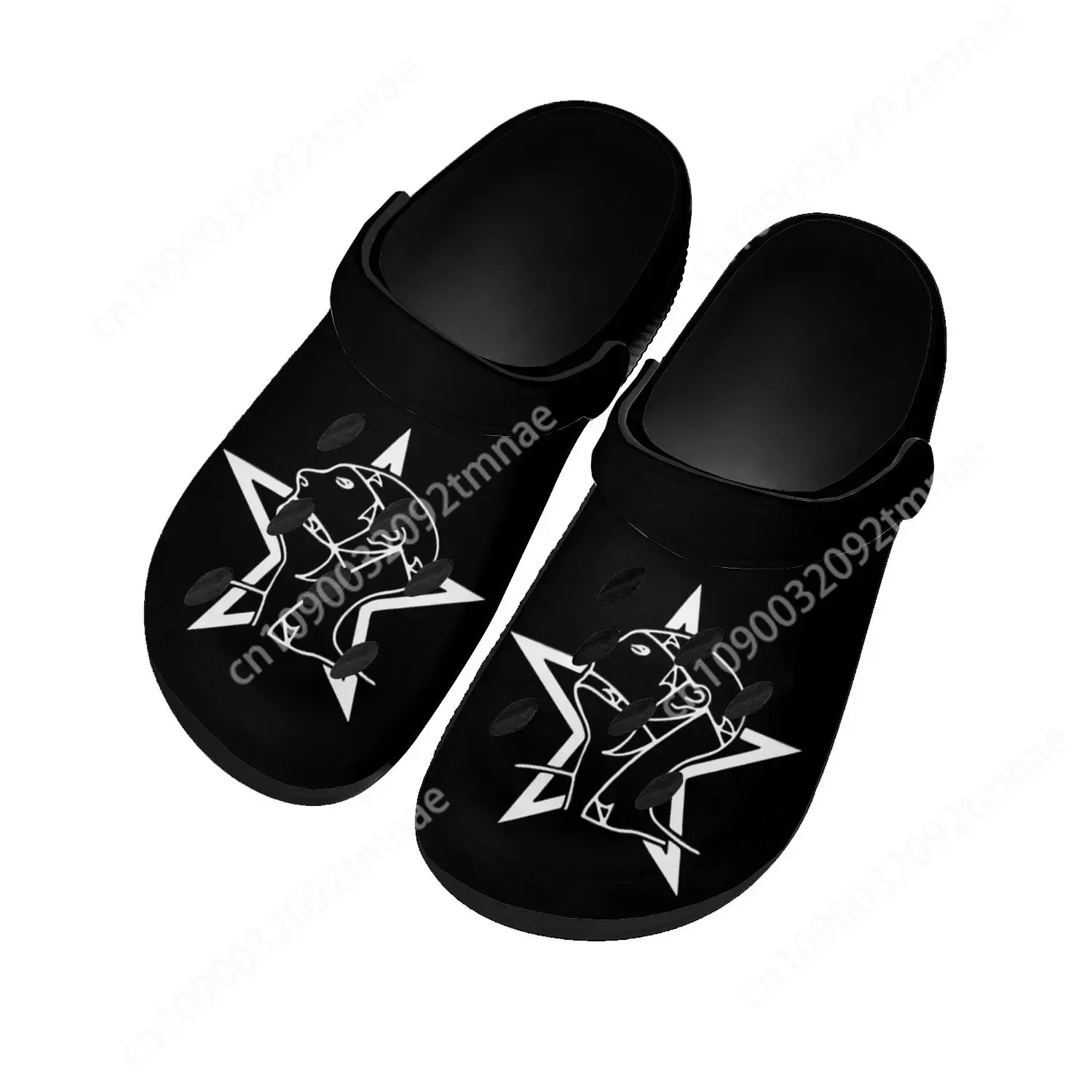 

Mercy Rock Band Andrew Eldritch Home Clogs Custom Water Shoes Mens Womens Teenager Shoes Clog Breathable Beach Hole Slippers