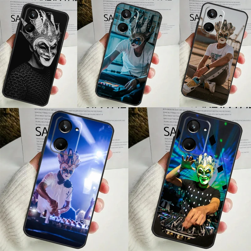 DJ Boris Brejcha Case For Realme 9 10 11 12 Pro Plus GT5 GT Neo5 C21Y C25s C30 C31 C33 C35 C51 C53 C55 C67