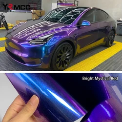 Chameleon Vinyl Film Purple Blue Car Stickers New Matte Glossy DIY Color Change Films Air Release Wrapping Decor Car Accessories