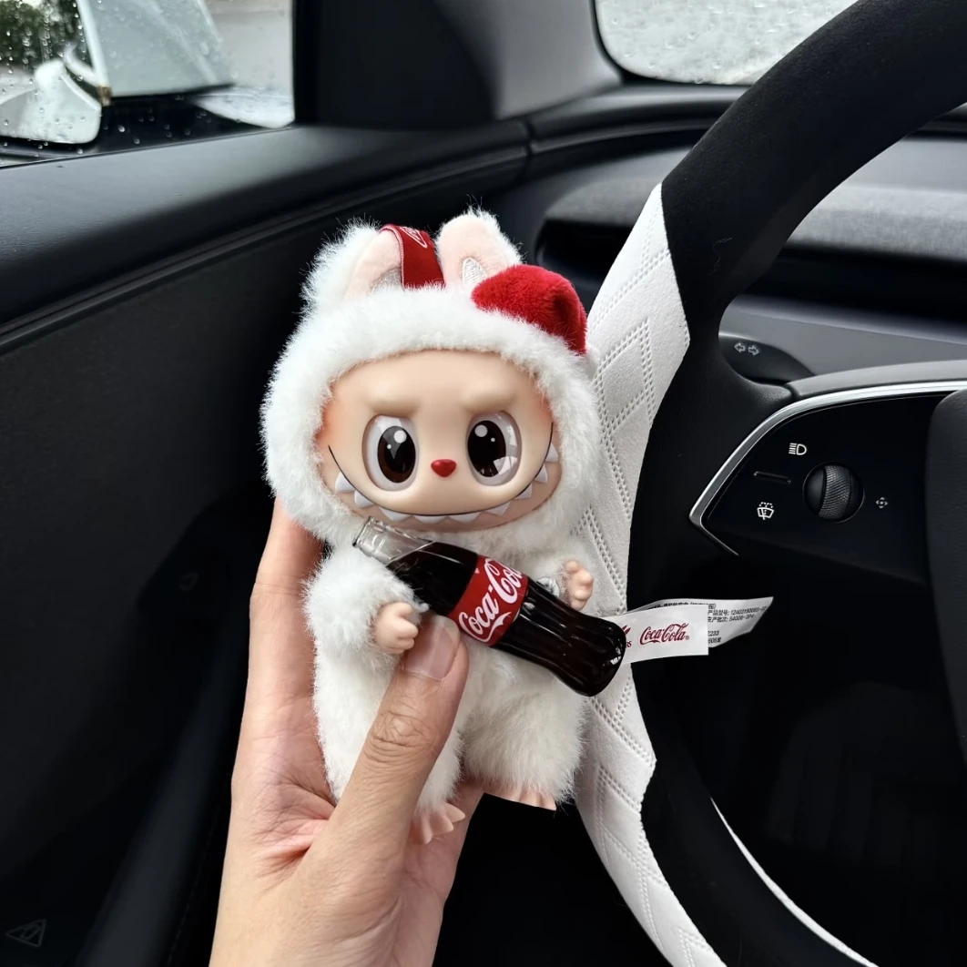 

Pop Mart Labubu Authentic Happy Vinyl Face Series Blind Box Fashion Doll Keychain Pendant For Children'S Birthday Christmas Gift