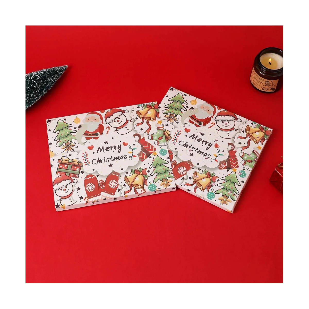 عيد الميلاد مجيء التقويم سوار السحر ، 24 يوما العد التنازلي ، صندوق أعمى ، 22 خرز السحر ، لتقوم بها بنفسك ، B