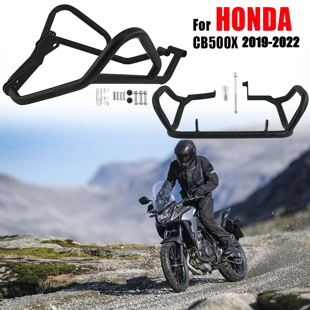 

Для Honda CB400X CB 400X CB500X CB500 X 2019-2023 защита двигателя мотоцикла полоса бампера Защита бампера Обтекатели аксессуары