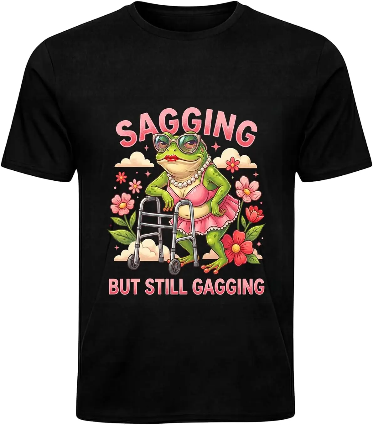 

Sagging But Still Gagging T Shirt - Classic Unisex Cotton T-Shirts, Comfortable Mens & Womens Tee, Trendy Casual Cotton Tshirts
