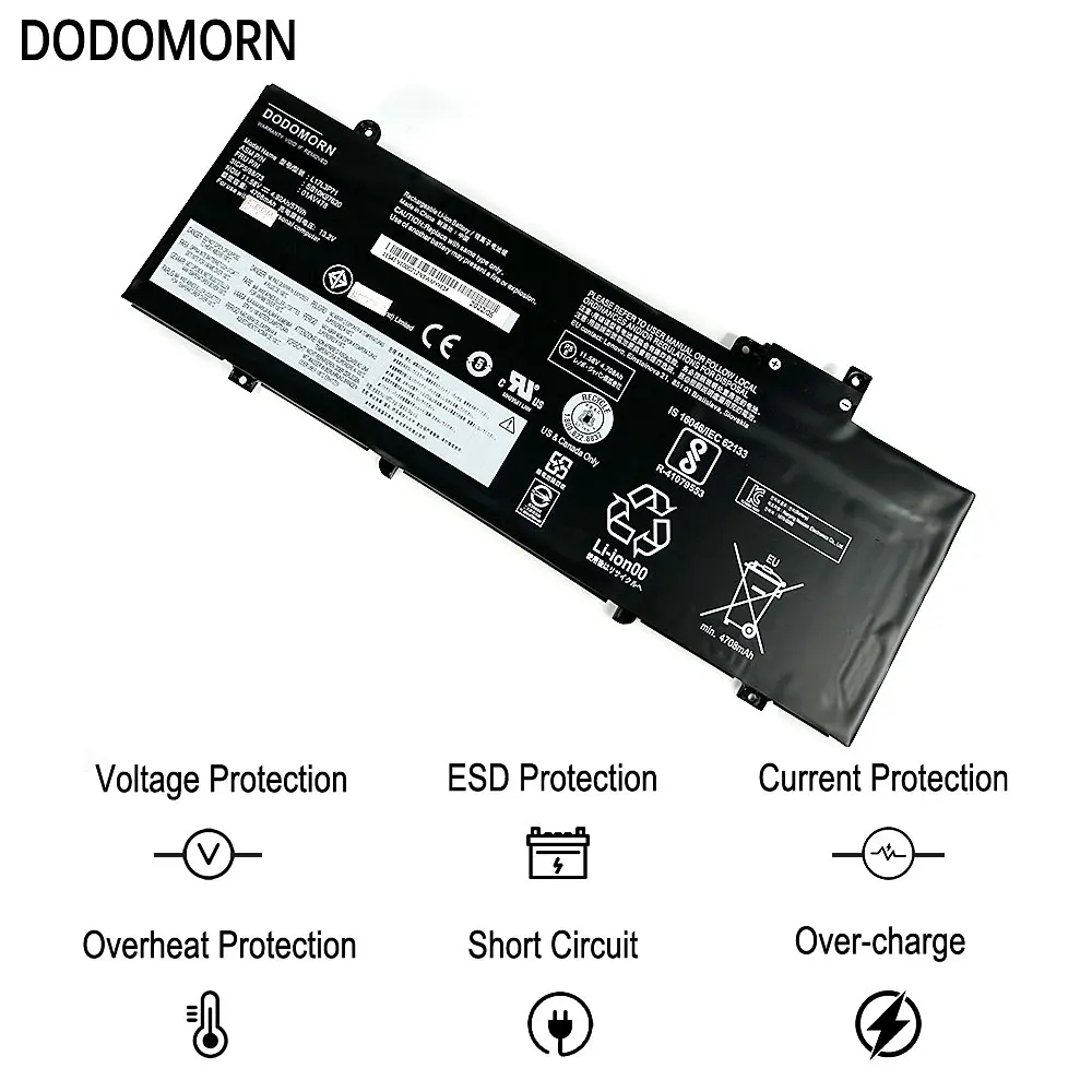 New L17L3P71 Laptop Battery For Lenovo ThinkPad T480S Series L17M3P71 L17M3P72 01AV478 01AV479 01AV480 SB10K97620 SB10K97621