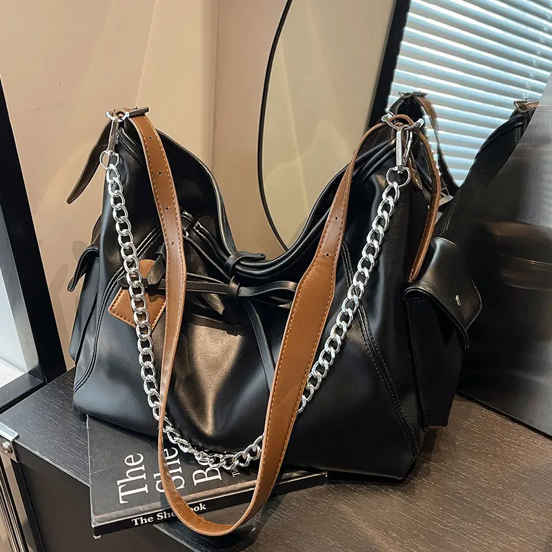 

New Korean Tote Bag Women's Crossbody Shoulder Bag Niche Simple Large-capacity Commuting Versatile