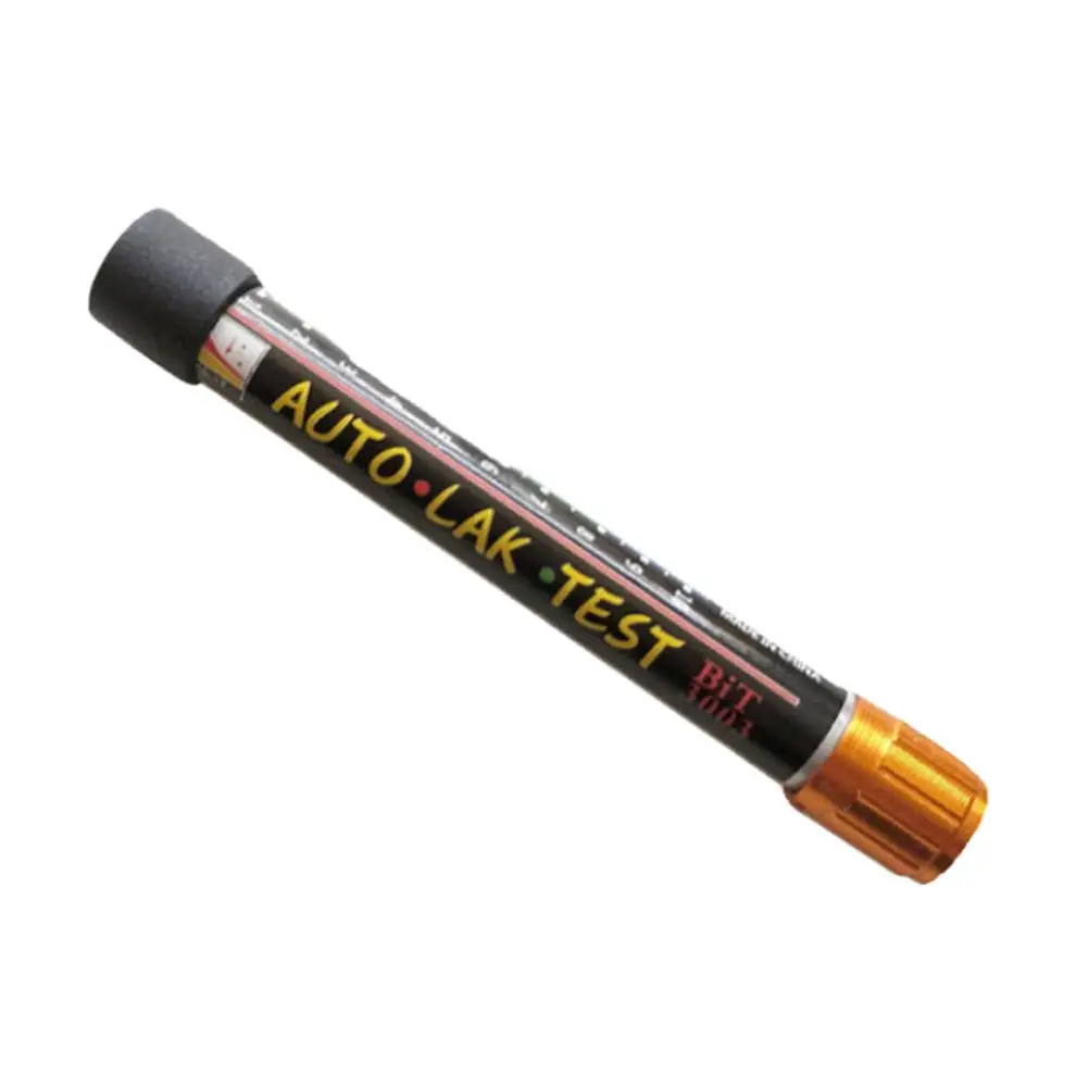 قلم فحص سمك طلاء السيارة، قلم فحص تحطم الطلاء التلقائي مع أداة فحص السيارة بمقياس طرف مغناطيسي #6