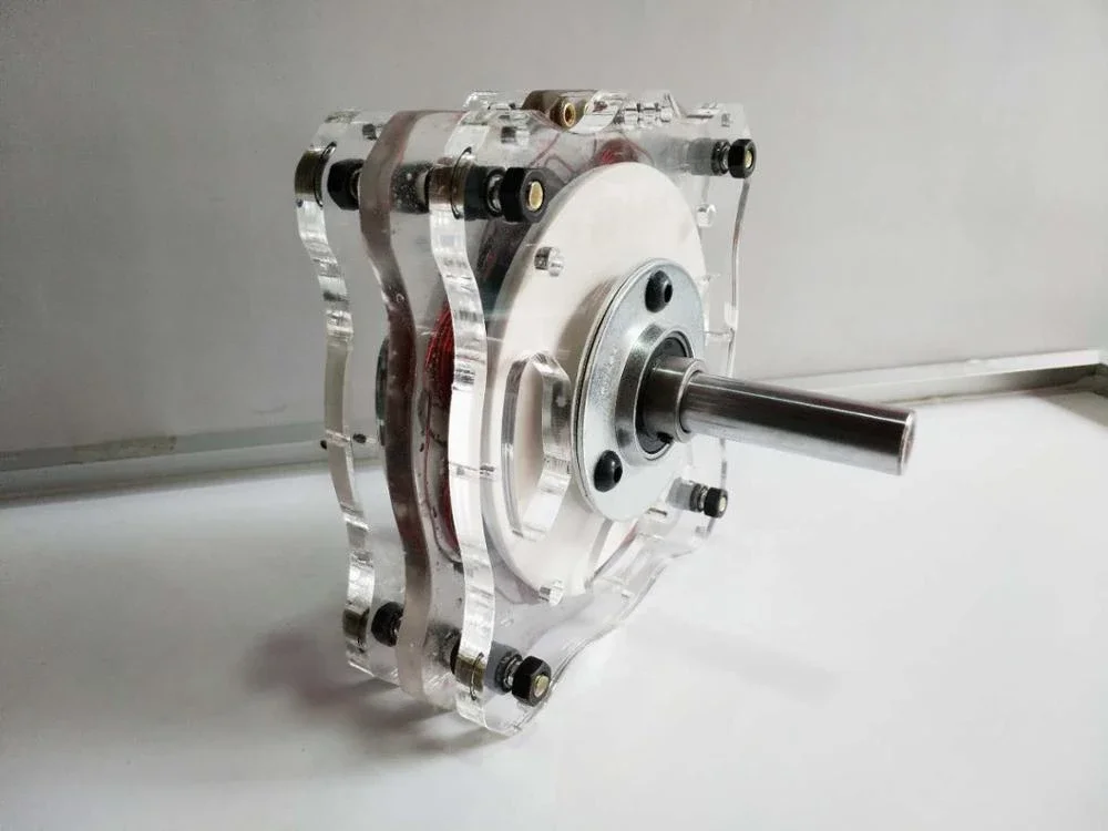 1000W DIY Disc Generator Coreless Generator Permanent Magnet Low Speed High Efficiency Wind Power Hydraulic