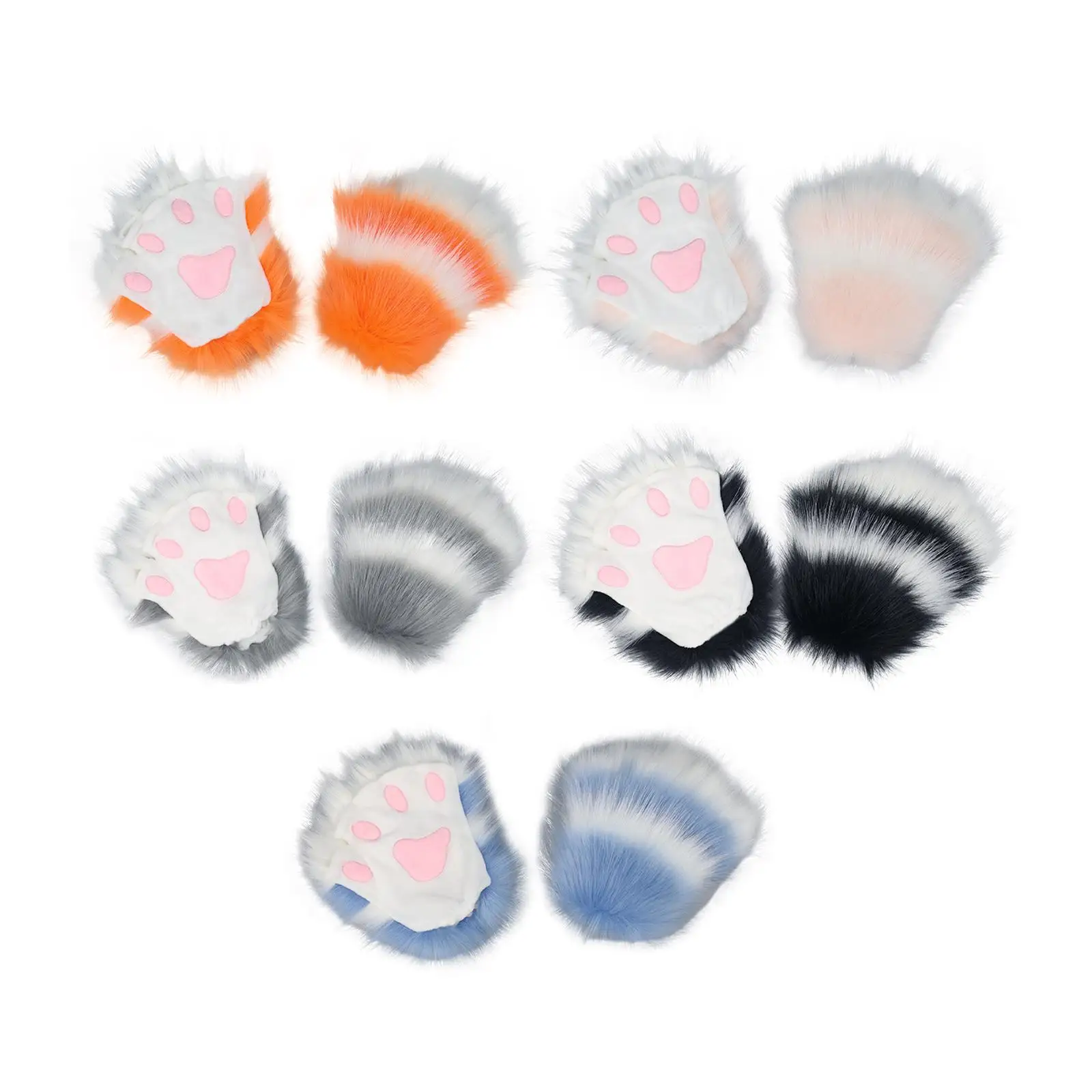 Vingerloze handschoenen Kostuumhandschoenen Heren Dames Handkleding Fancy Dress Wanten voor Festival Clubs Halloween Party Stage Performance