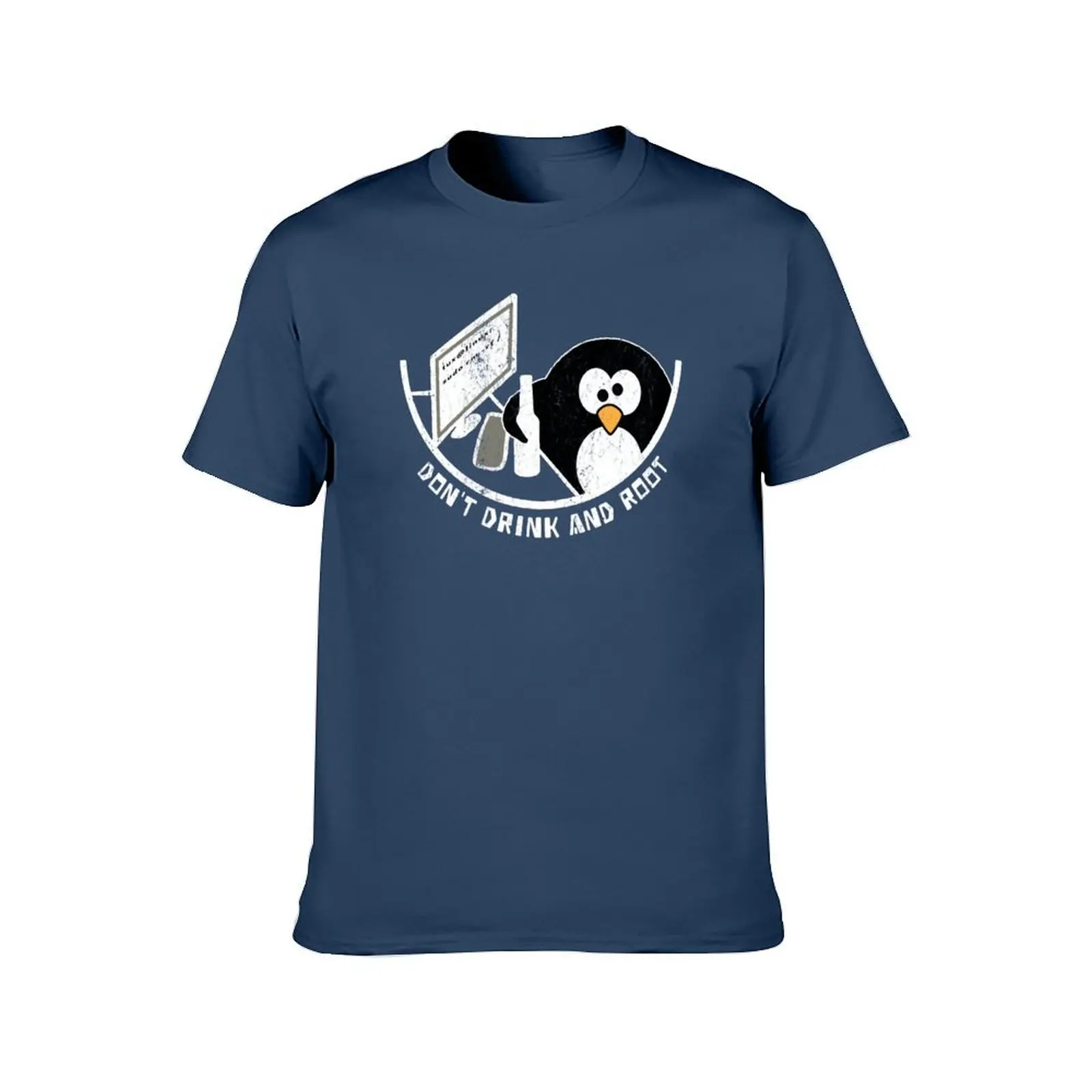 Don't drink and root vintage T-Shirt t shirt man luxury man t shirt luxury cotton tshirt 100% T-Shirt