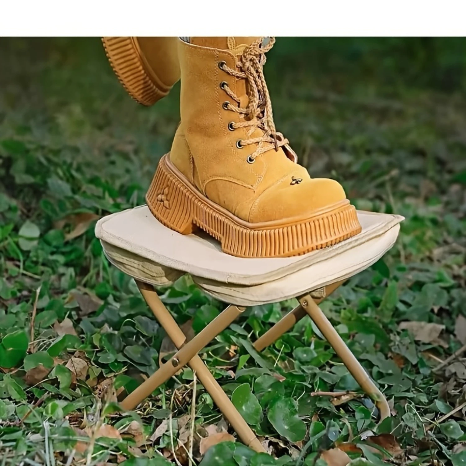 

Outdoor Folding Stool, Portable Small Stool For Fishing, Camping