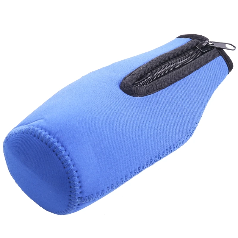 4 Pack Bierfles Isolator Mouw Houden Drink Koud, Rits-Up Flessenjassen, Bierfles Koeler Mouwen, Neopreen Hoes