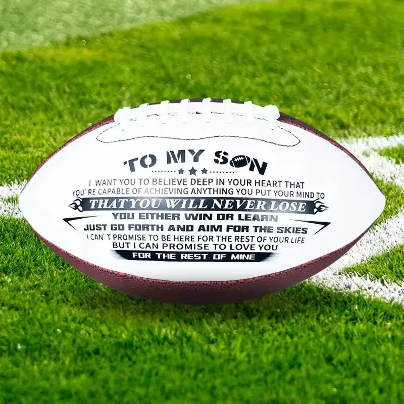 

1pc Standard American Football for Indoor/Outdoor Sports Game and Training , Rugby Size 9,Gift for Kids