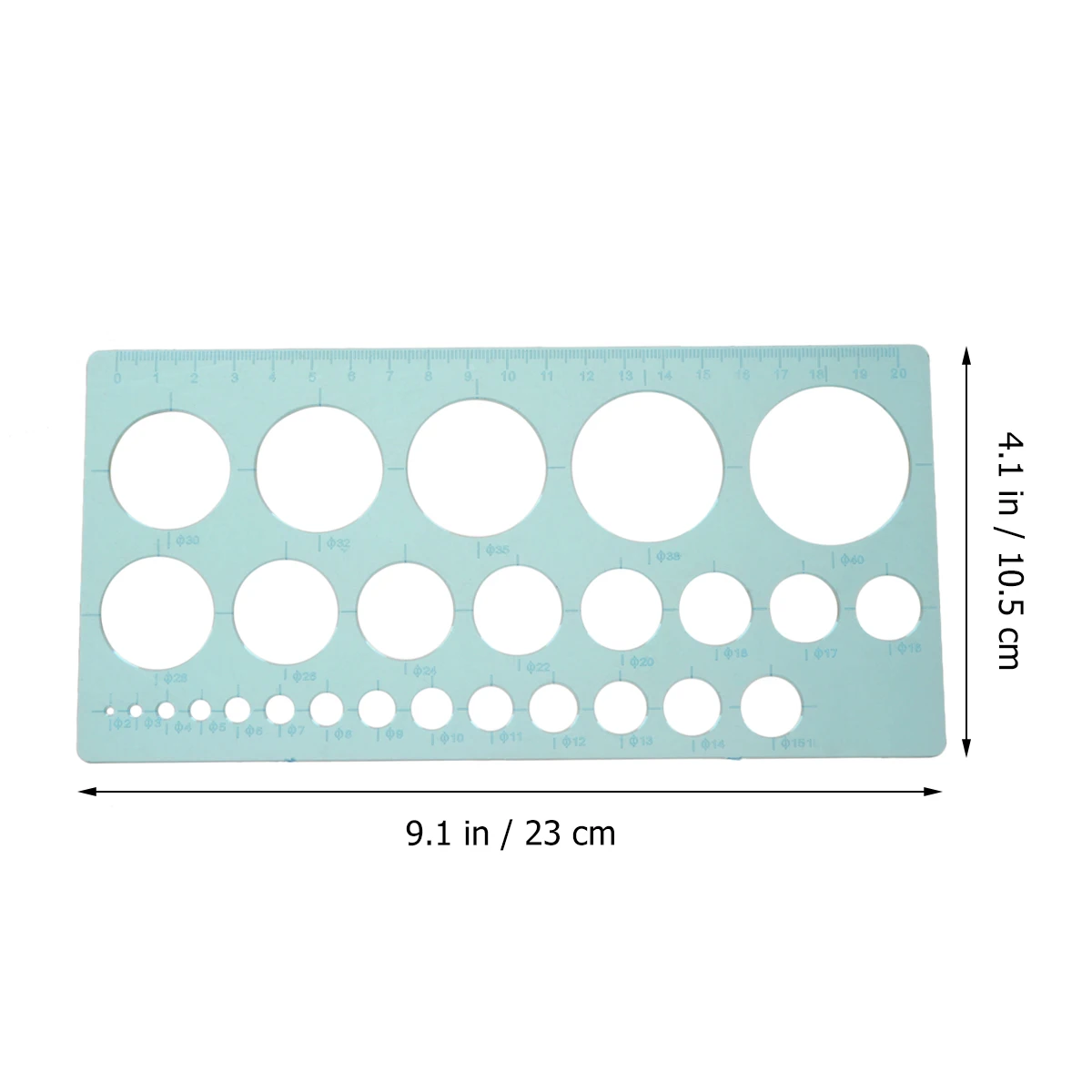 

8Pcs Clear Plastic Ruler Durable Measurement Tool Straight Ruler for Office Home School Supplies